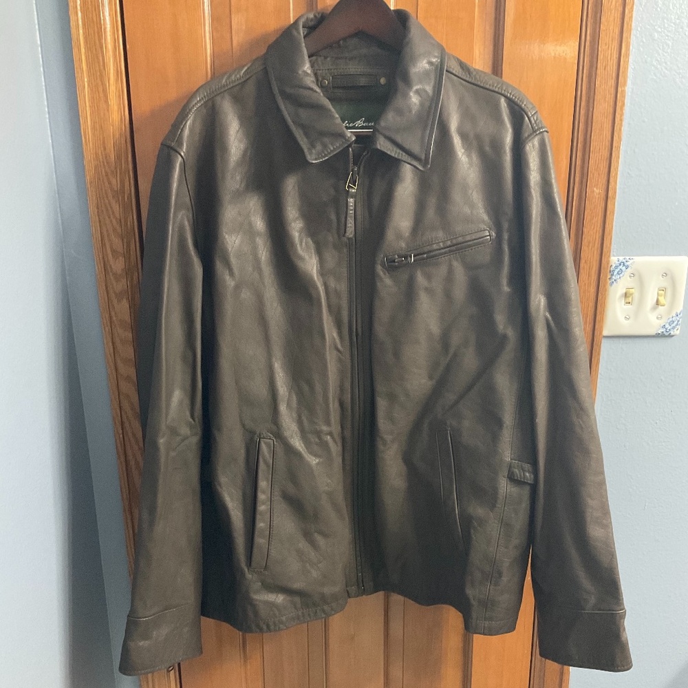 Eddie Bauer Buffalo Leather Jacket (mint vintage)